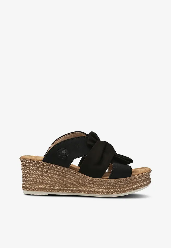 Rieker - Sandaler 68789-00 - Svart
