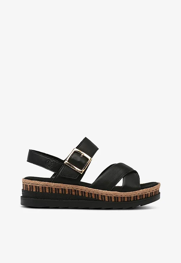 Rieker - Sandaler - Svart