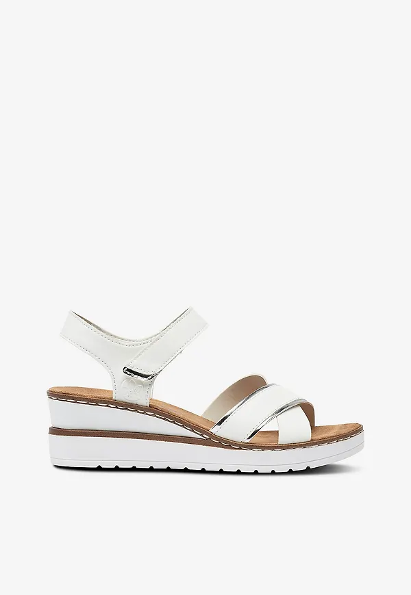 Rieker - Sandaler V38G9-80 - Vit