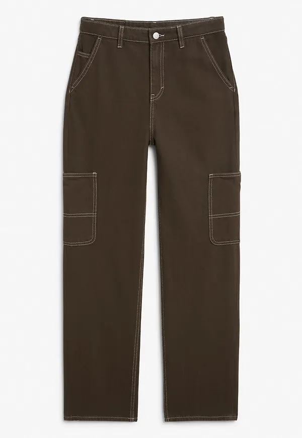 Riki utility jeans - Brown