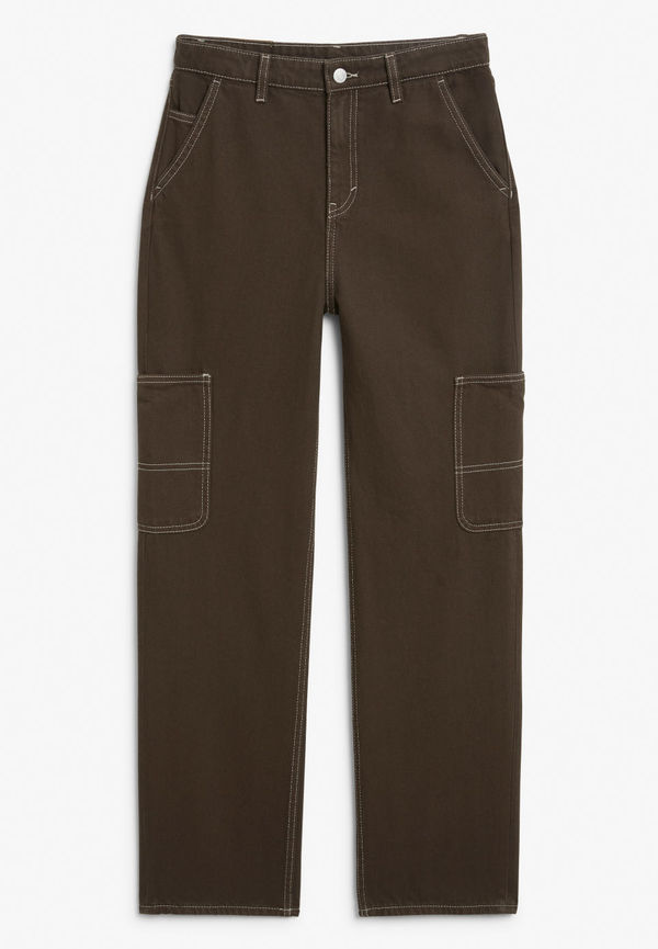 Riki utility jeans - Brown