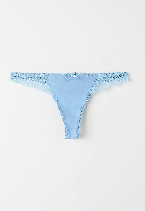 Riley organic cotton thong