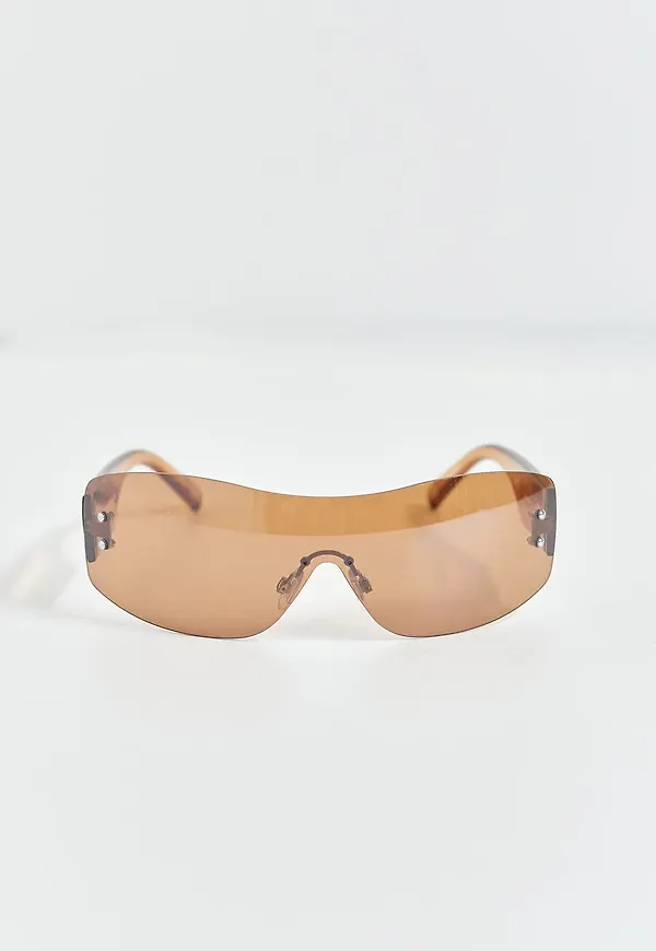 Rimless sunglasses