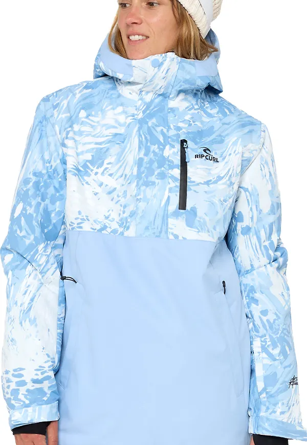 Rip Curl Women's Anti-Series Anorak 10K/10K Snow Jacket Mid Blue