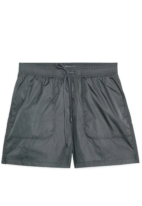 Ripstop Swim Shorts - Grey