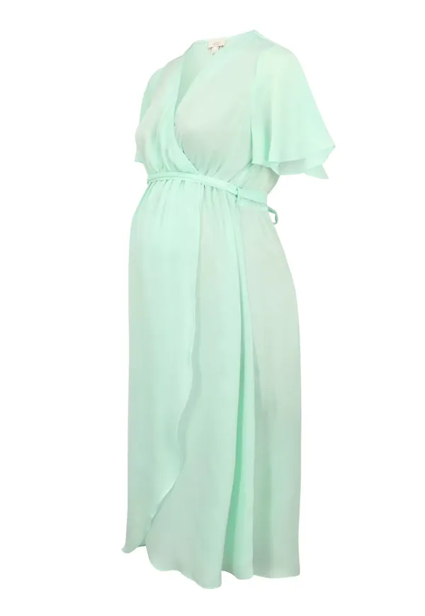 River Island Maternity Sommarklänning ljusgrön