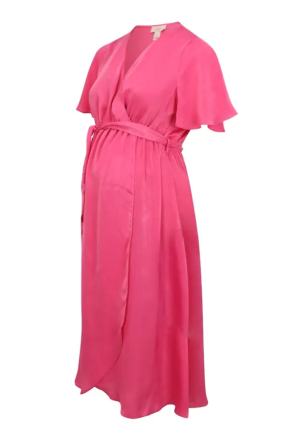 River Island Maternity Sommarklänning rosa
