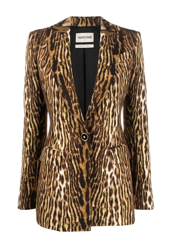 Roberto Cavalli Jacket Beige, Dam