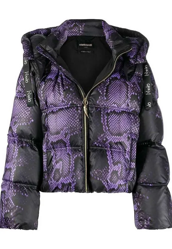 Roberto Cavalli Jacket Lila, Dam