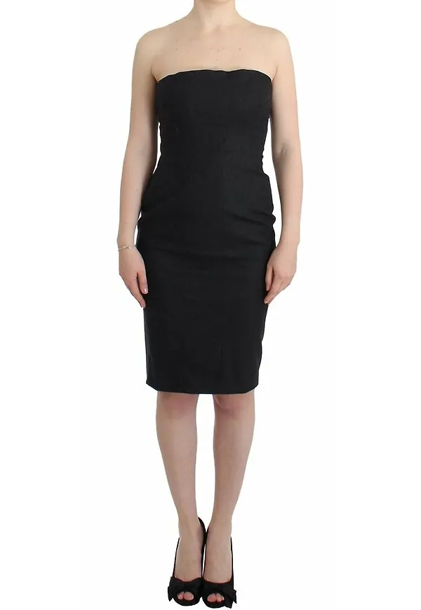 Roberto Cavalli Strapless Dress Grå, Dam