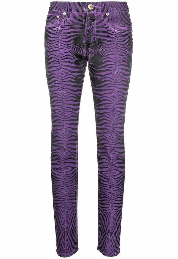Roberto Cavalli Trousers Lila, Dam