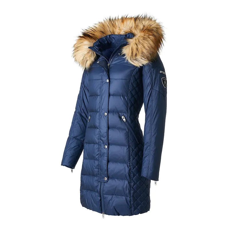 Rockandblue Beam Jacket With Faux Fur Blå, Dam