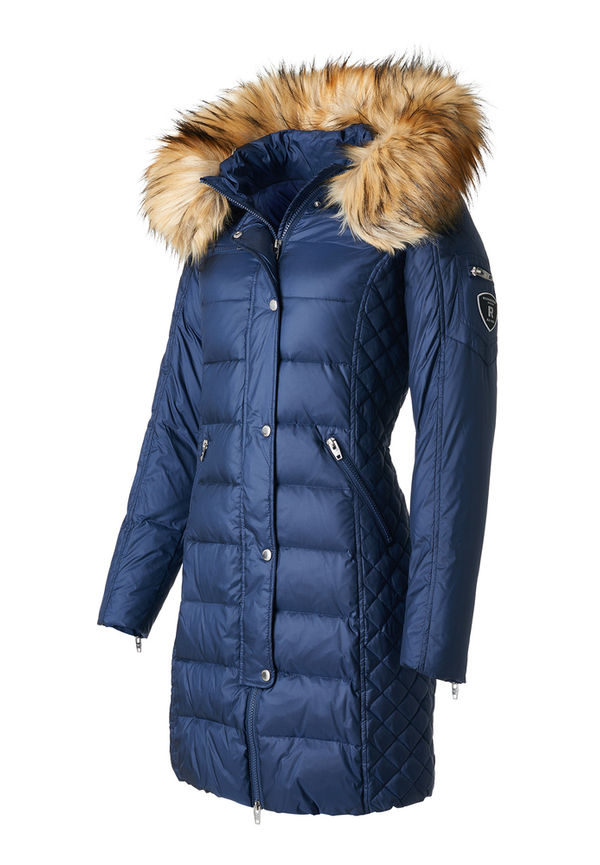 Rockandblue Beam Jacket With Faux Fur Blå, Dam