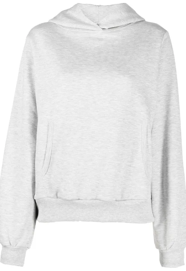 Rodebjer hoodie med melerad effekt - Grå