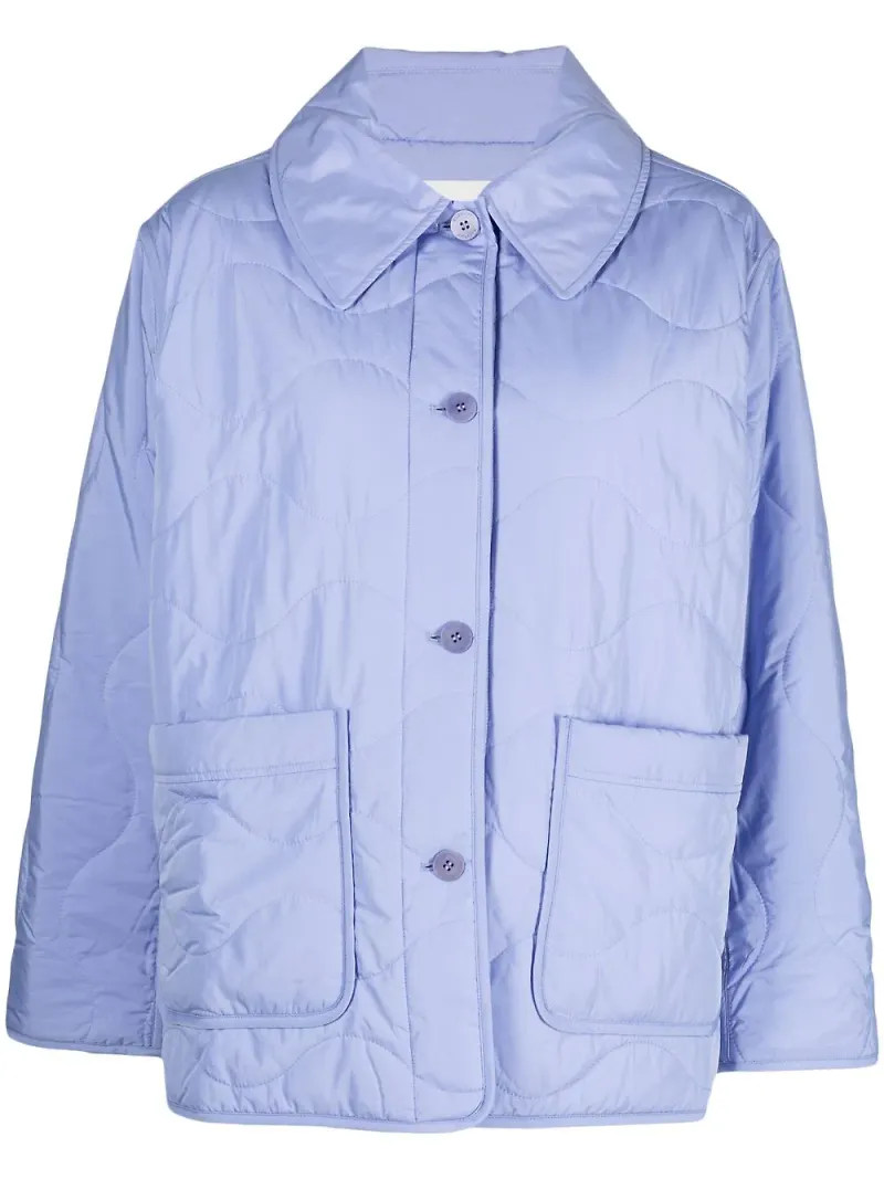 Rodebjer quiltad dunjacka - Lila