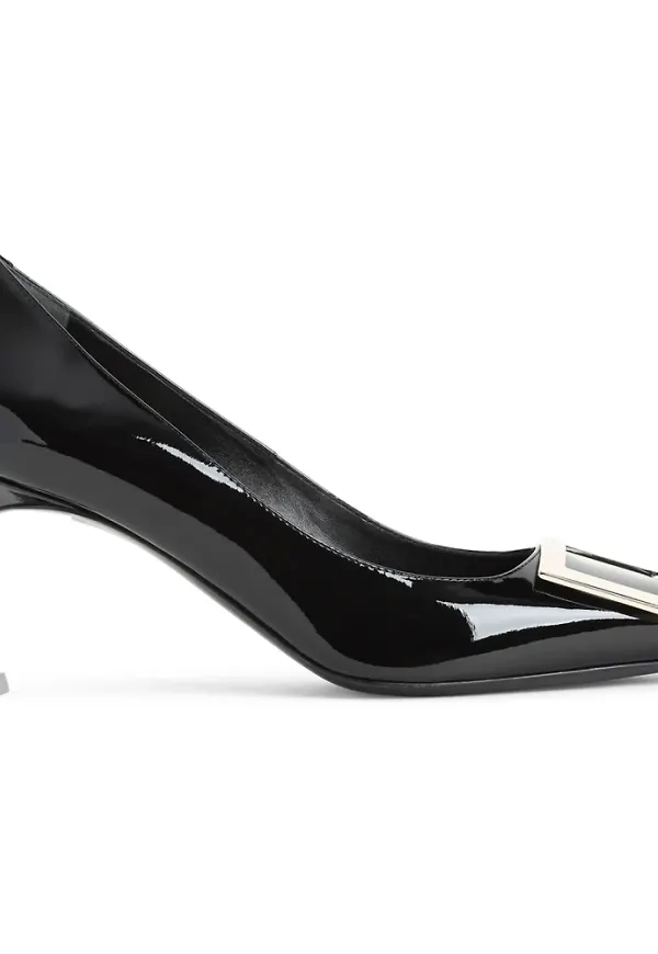 Roger Vivier, Skor, Dam, 38 1/2 EU, Läder, Elegant Trompette Decollete Skor