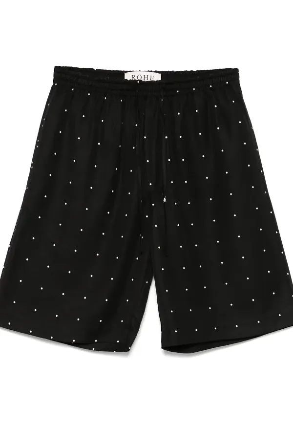 Róhe prickiga shorts - Svart