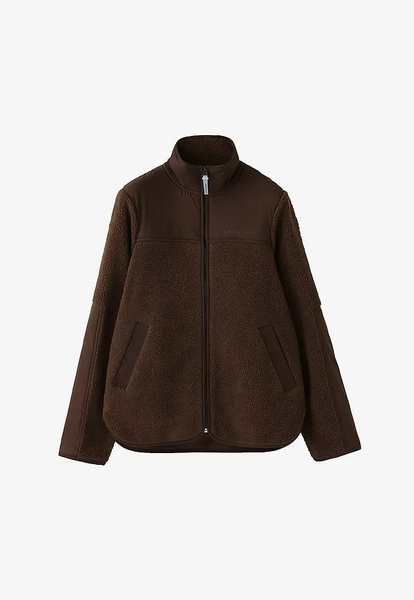 Röhnisch - Jacka Phoebe Pile Jacket - Brun