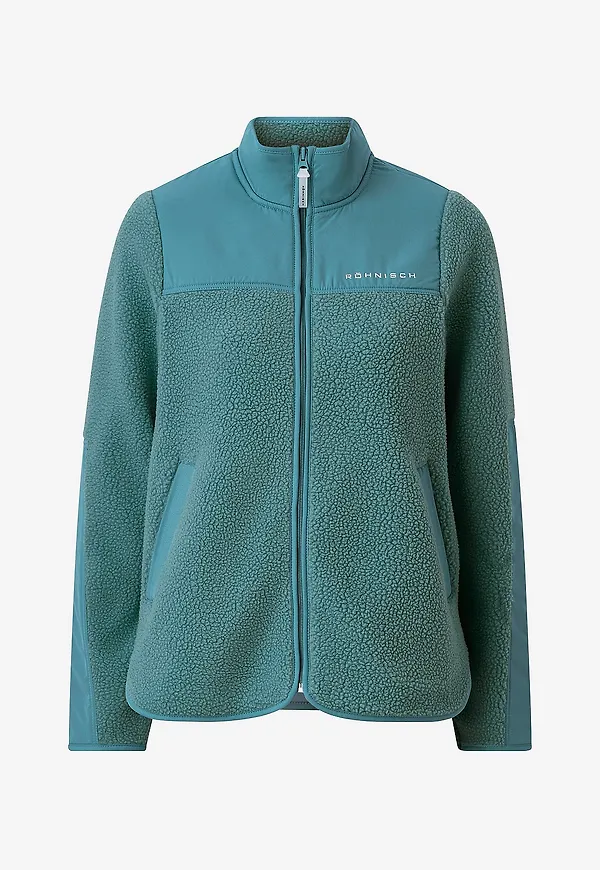 Röhnisch - Jacka Phoebe Pile Jacket - Grön