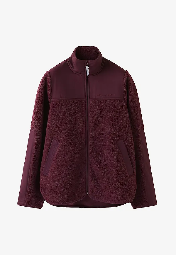 Röhnisch - Jacka Phoebe Pile Jacket - Röd