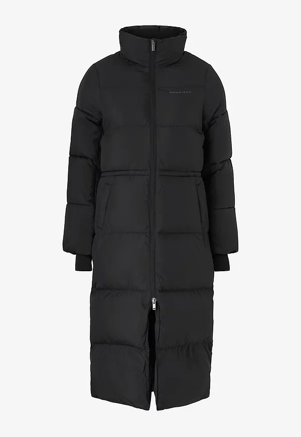 Röhnisch - Kappa Pebble Drawstring Coat - Svart