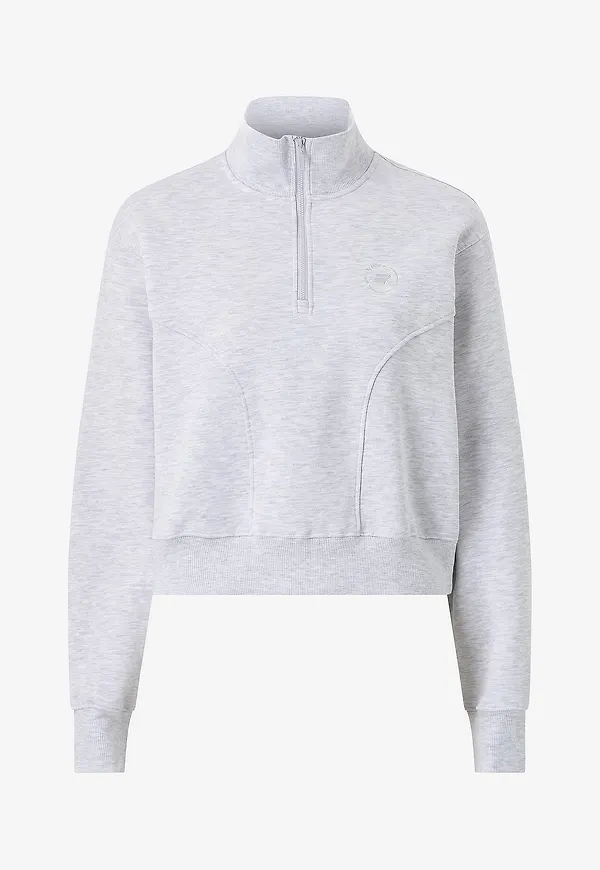 Röhnisch - Sweatshirt Base Sweat Half Zip - Grå