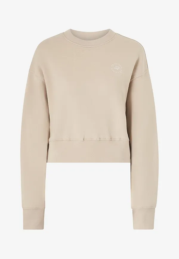 Röhnisch - Sweatshirt Cotton Cropped Sweatshirt - Beige