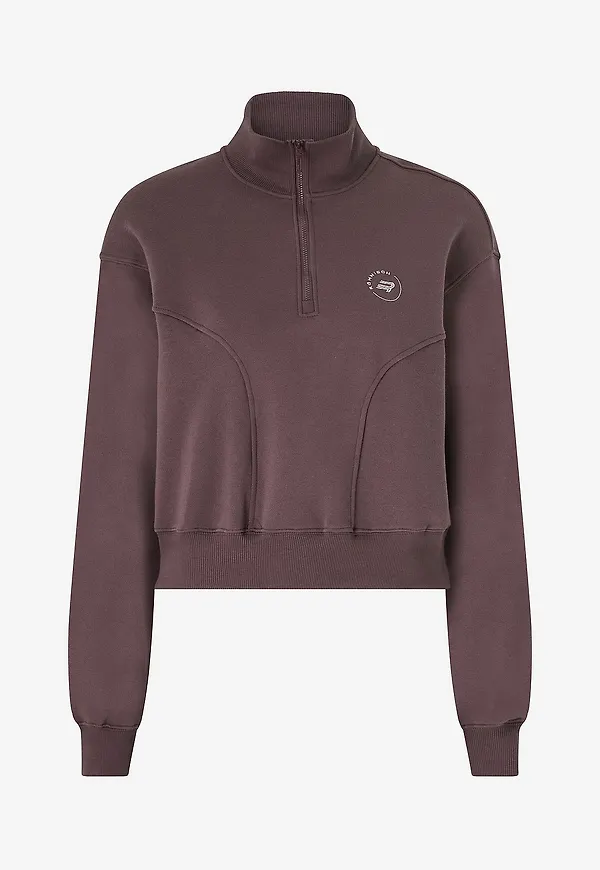 Röhnisch - Sweatshirt Soft Sweat Half Zip - Lila