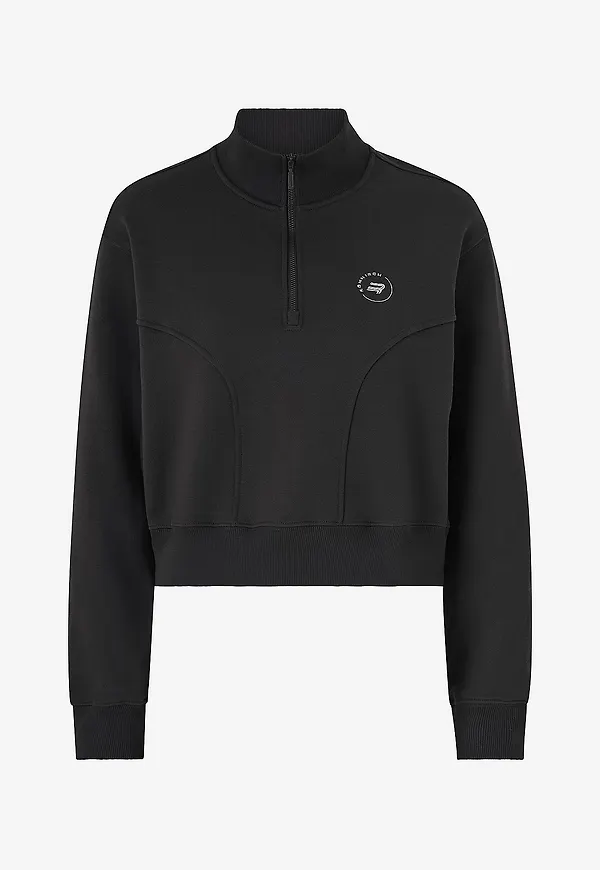 Röhnisch - Sweatshirt Soft Sweat Half Zip - Svart