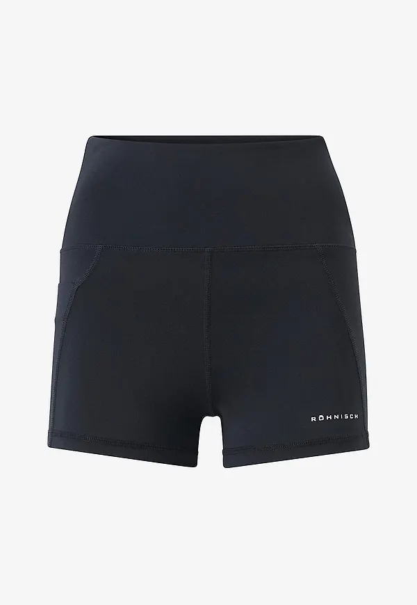 Röhnisch - Träningsshorts Flattering Curved Hotpants - Svart