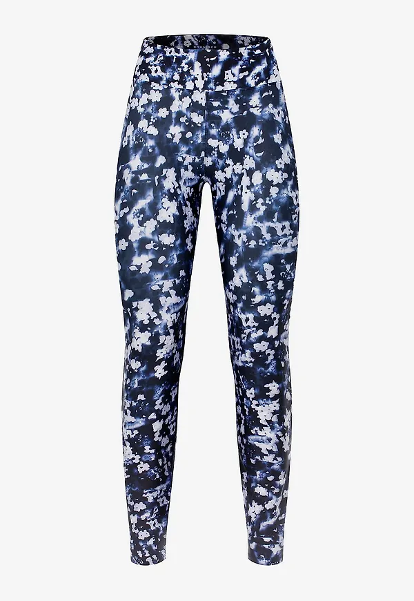 Röhnisch - Träningstights Printed High Waist Tights - Blå