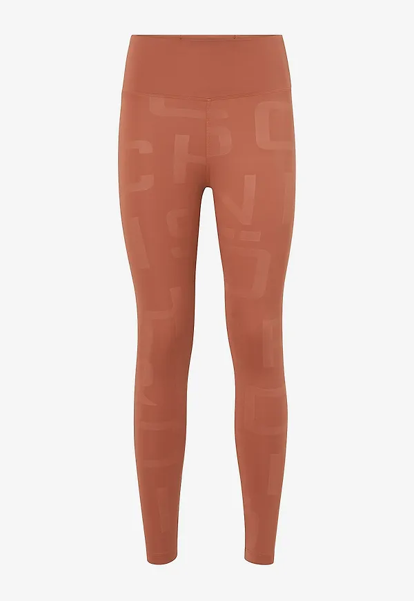 Röhnisch - Träningstights Shine Effect Tights - Brun