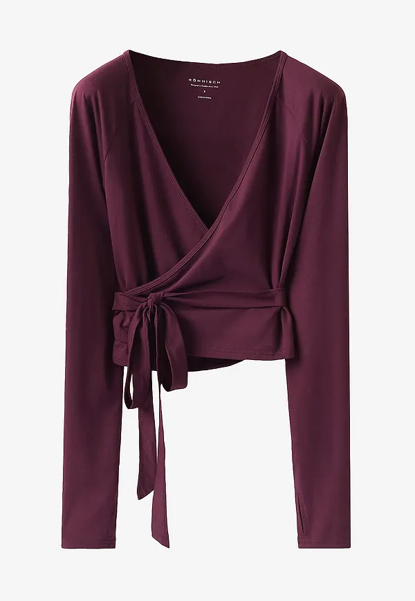 Röhnisch - Träningstopp Smoothflex Wrap Top - Röd