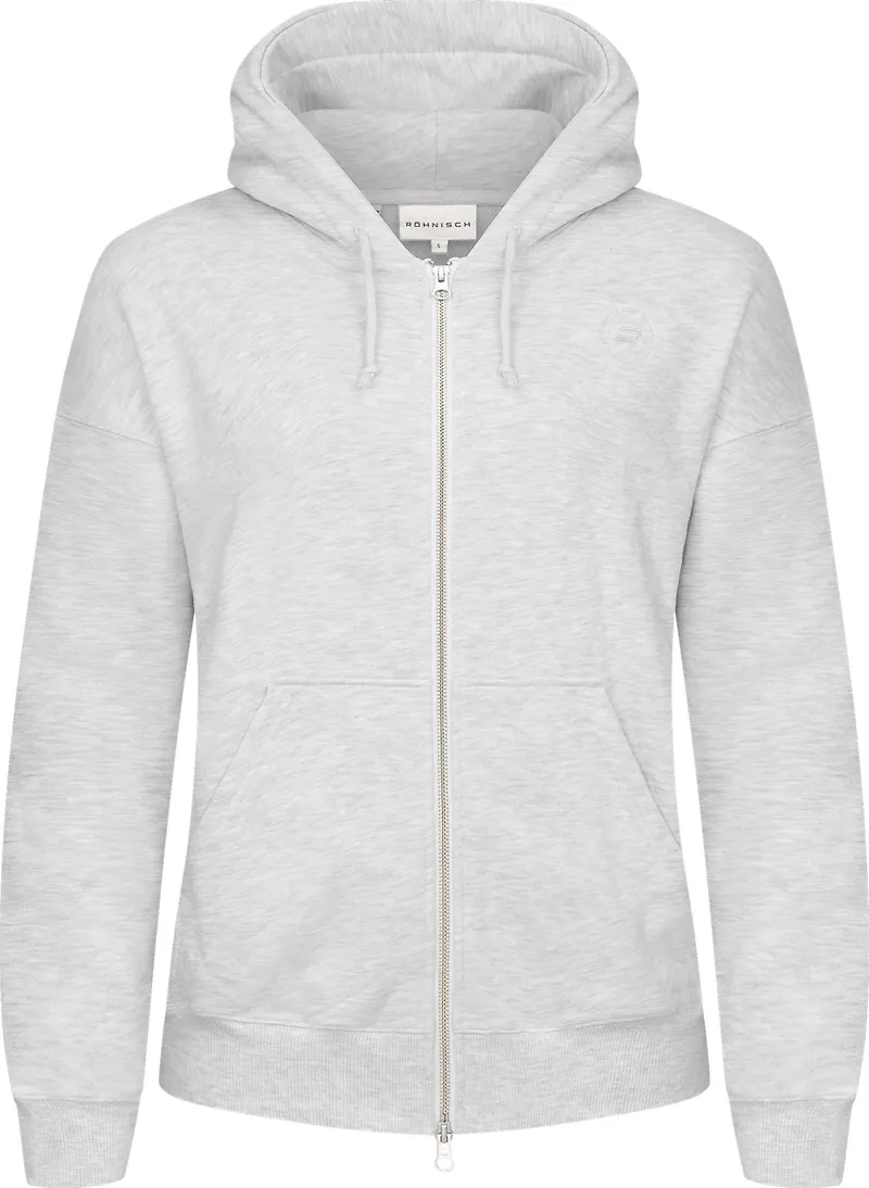 Röhnisch Women's Champ Zip Hoodie Grey Melange