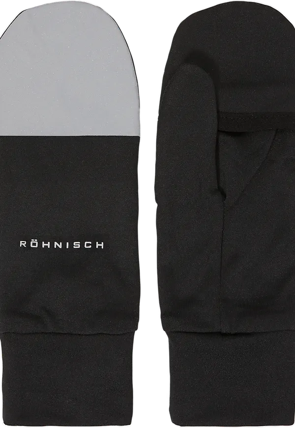 Röhnisch Women's Glow Running Mittens Black