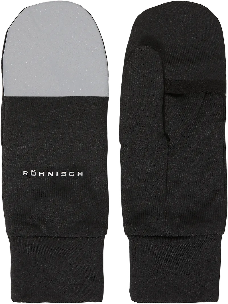 Röhnisch Women's Glow Running Mittens Black