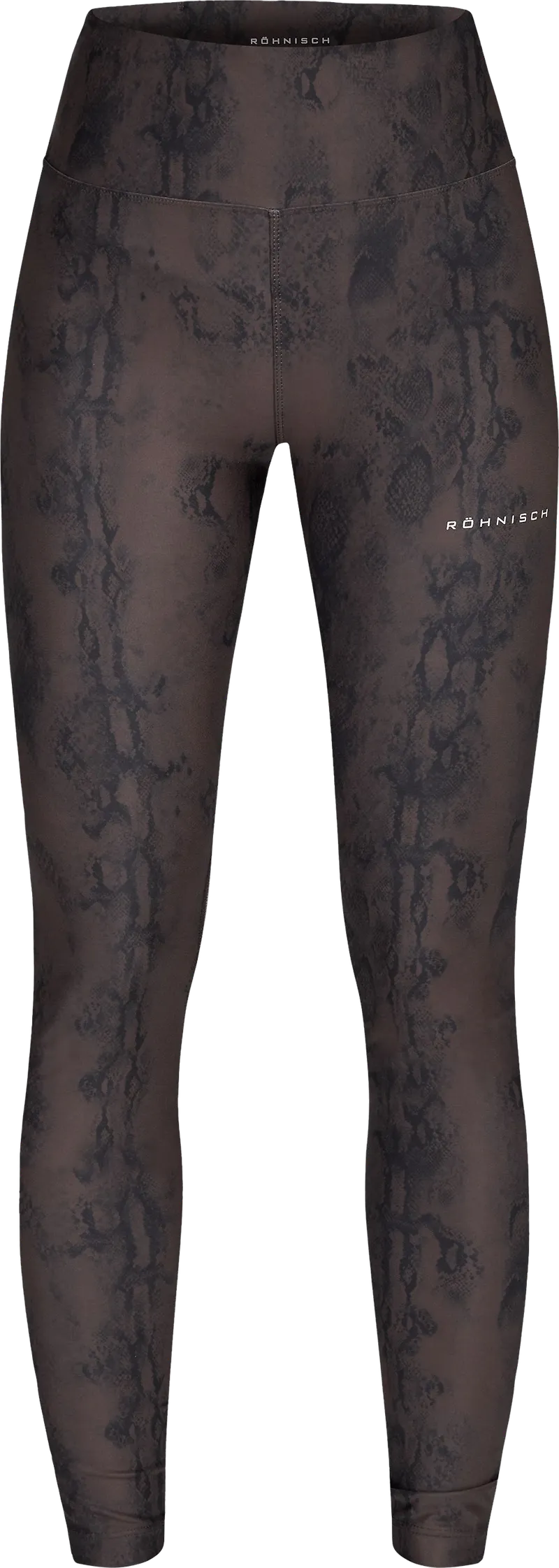 Röhnisch Women's Printed High Waist Tights Brown Snake