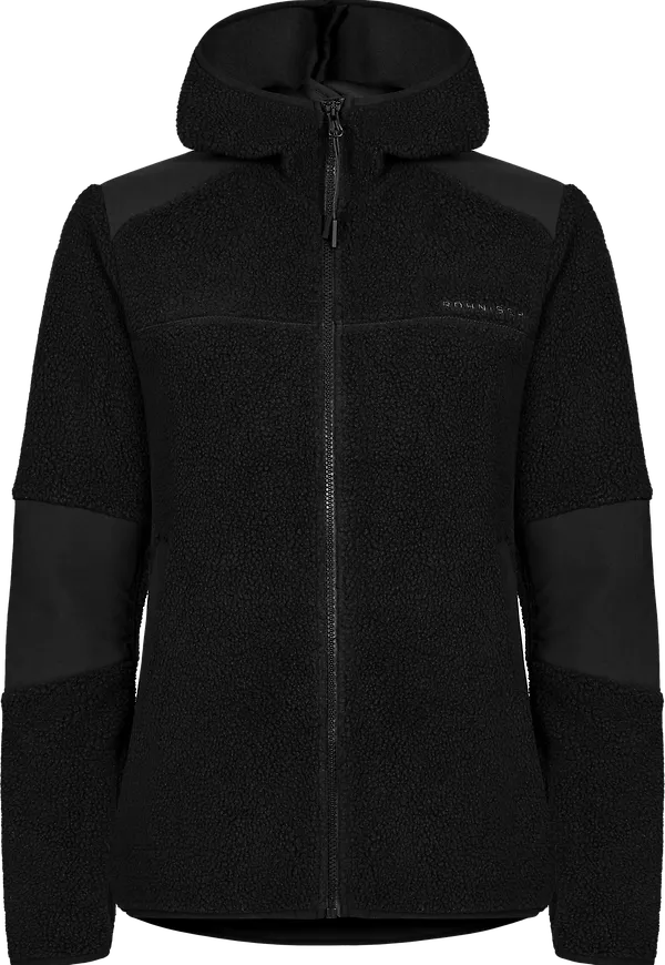 Röhnisch Women's Wazzi Pile Hoodie Black