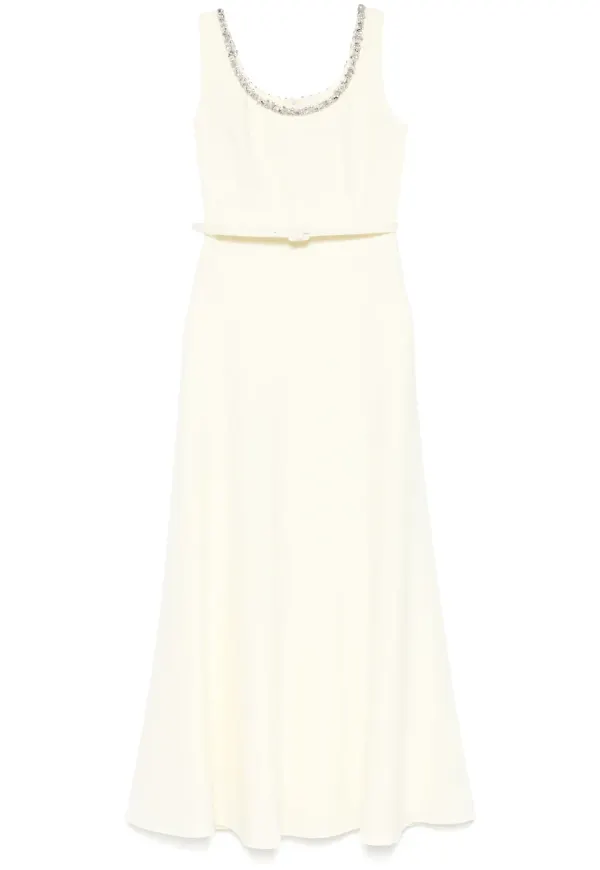 Roland Mouret utsmyckad maxiklänning - Gul
