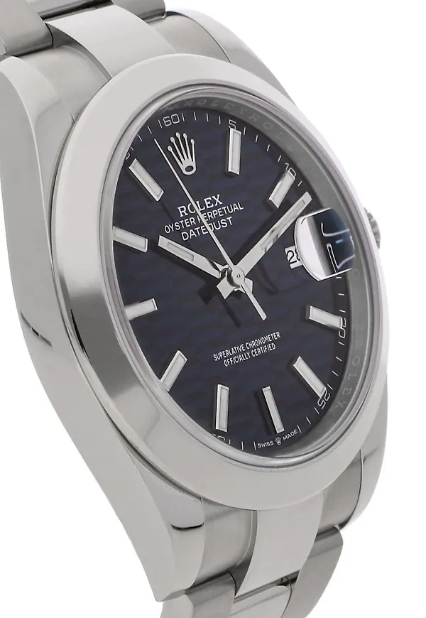 Rolex pre-owned Datejust 41mm - Blå