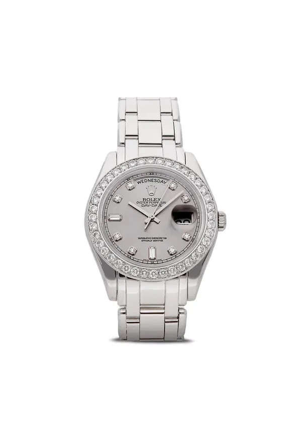 Rolex Pre-owned Day-Date klocka från 2000 - Silverfärgad