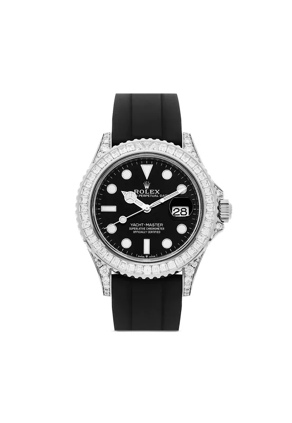 Rolex pre-owned Yacht-Master 42mm - Svart