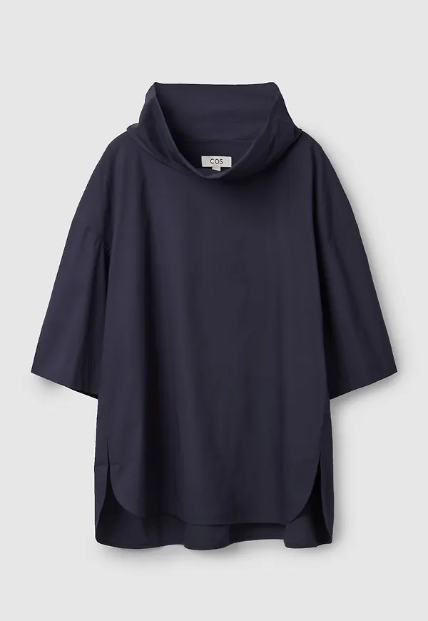 ROLL NECK TUNIC TOP