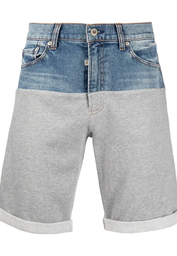 ROMEO HUNTE jeansshorts - Blå