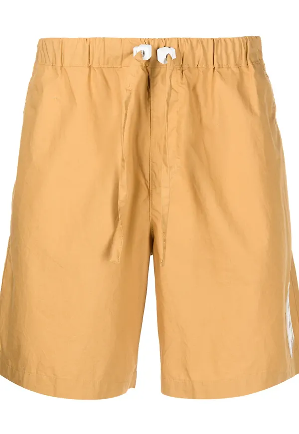 ROMEO HUNTE shorts med dragsko - Gul
