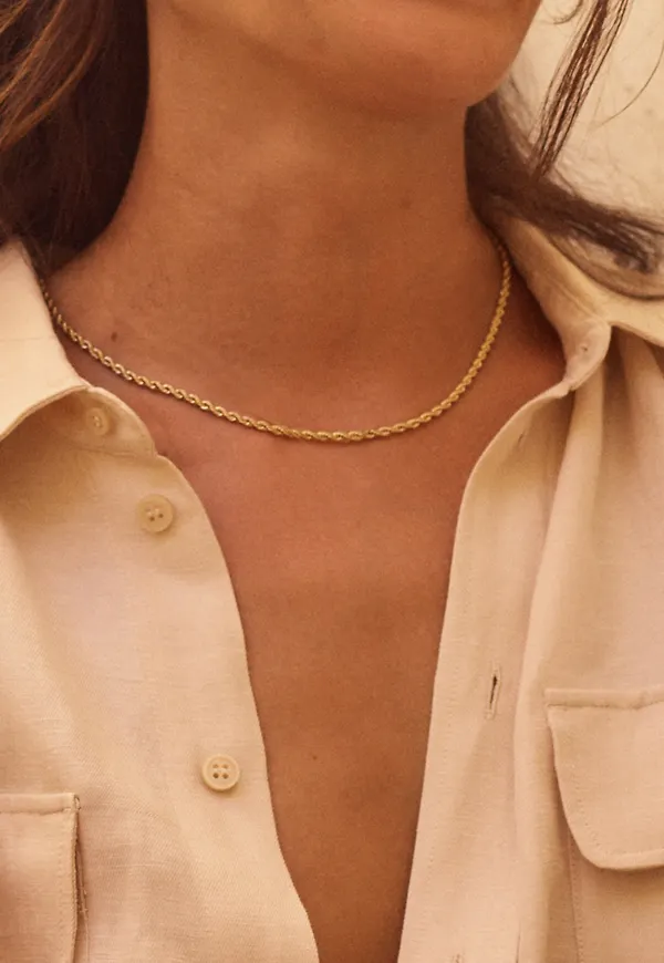 Rope chain necklace