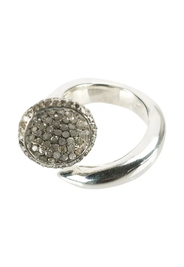Rosa Maria cognac diamonds ring - Metallic