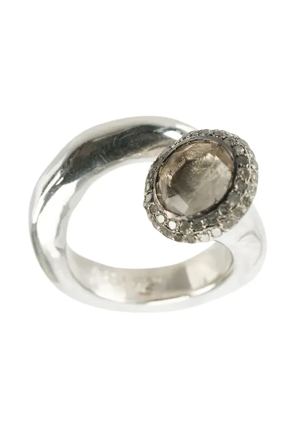 Rosa Maria topaz ring - Metallic