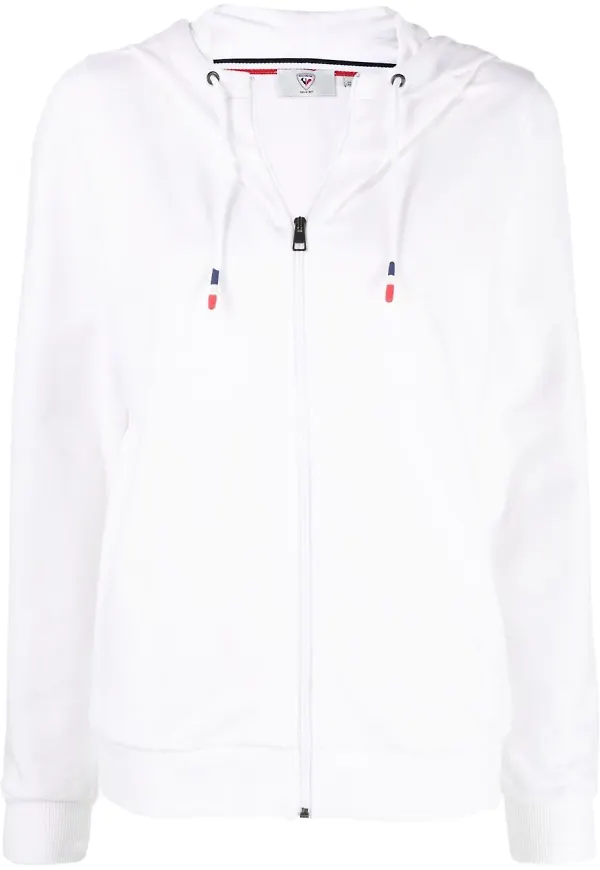 Rossignol hoodie med dragkedja - Vit