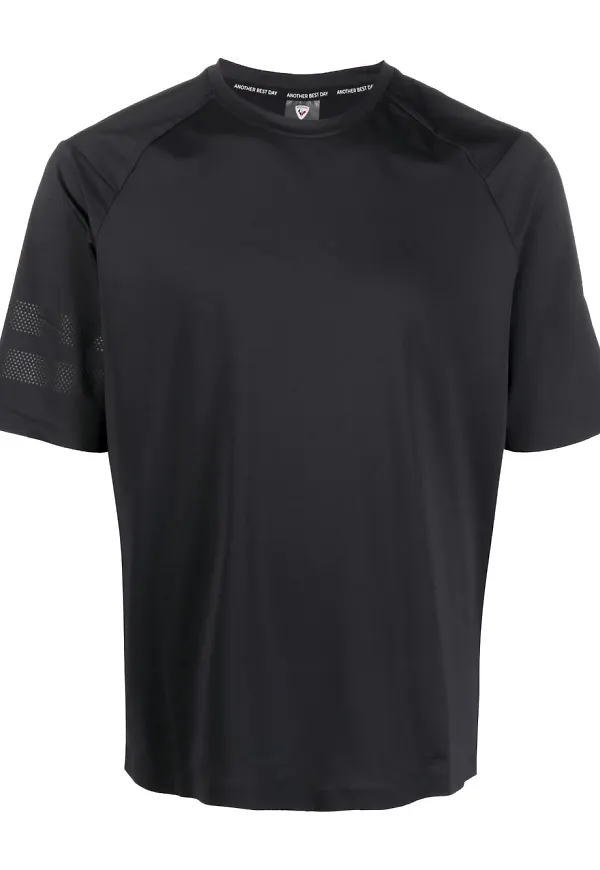 Rossignol t-shirt med randdetalj - Svart
